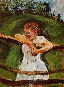 Chaim Soutine Young Girl at the Fence oil painting reproduction